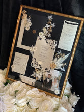 Flat Press Flower Invitation Keepsake Frame 16x20